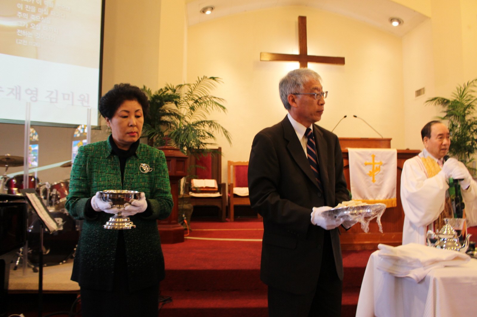 2016년 새해 첫예배 성찬식및 1월 생일자 축하