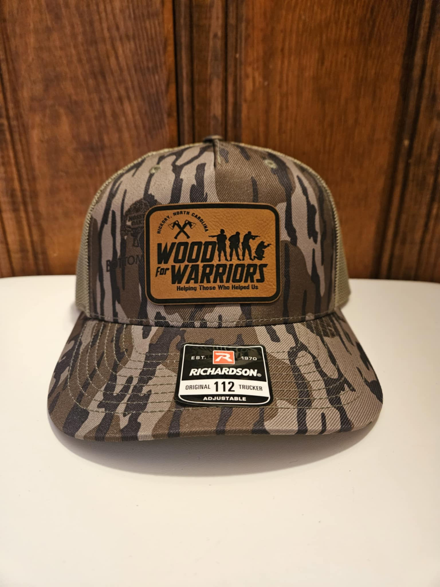 Mossy Oak/ Grey Patch Hat