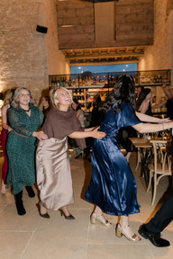 Wedding guests dancing at Ivy lodge wedding