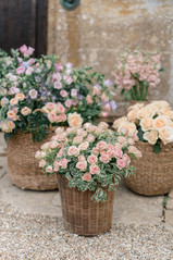 Wedding florals at Brympton House Wedding