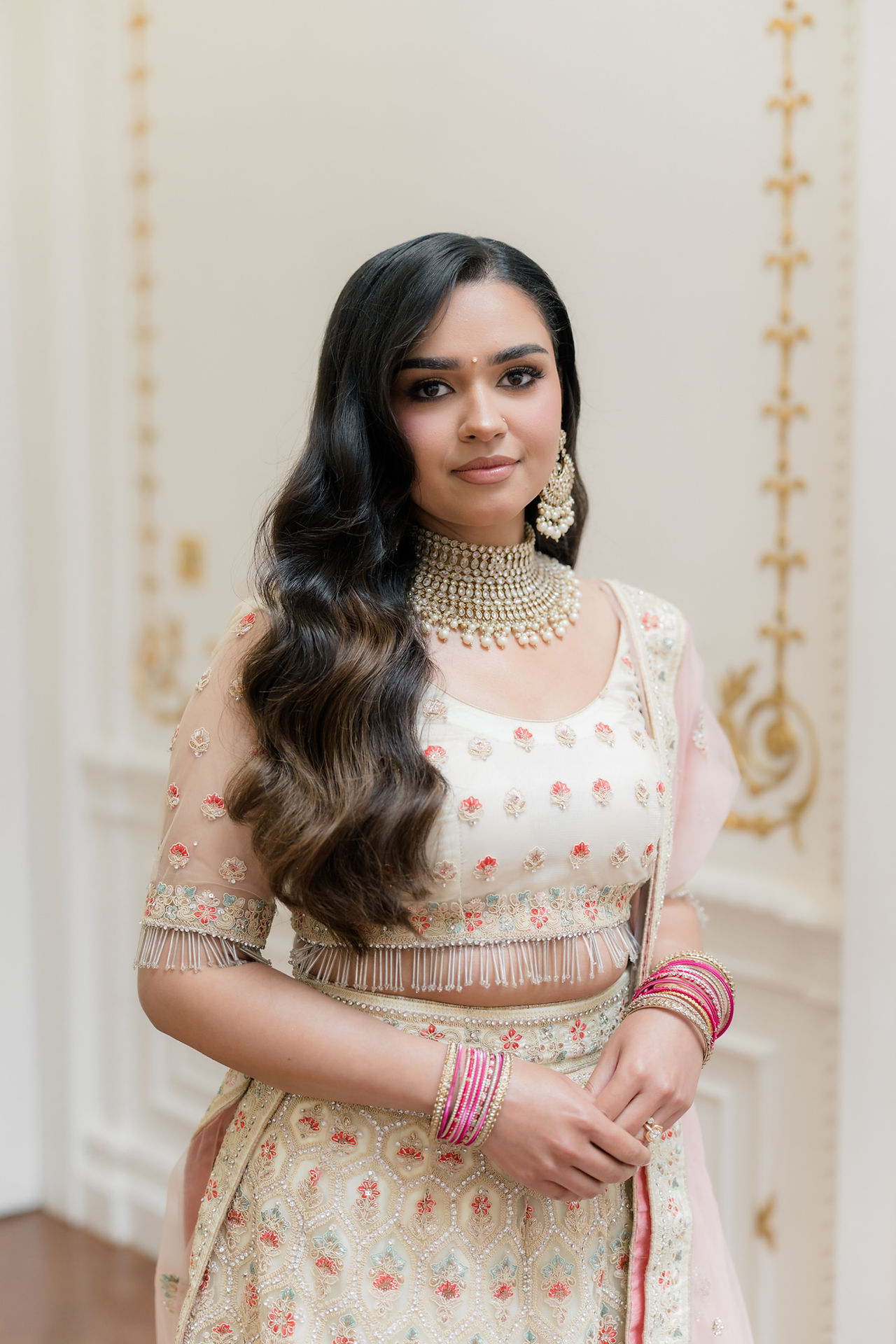 bride posing for Carlton House Terrace wedding photographer