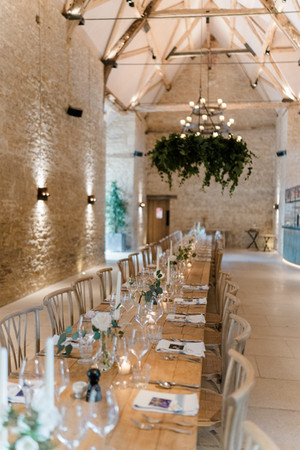 Ivy lodge wedding breakfast table