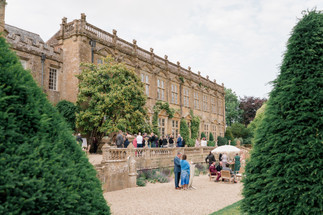 Drinks receptionat Brympton house Wedding 