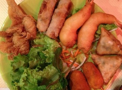 Arranged Food and Objects