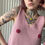 Thumbnail: V-Neck Nip Knit Vest in Pink