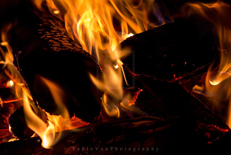 Fire 2, flames, nighttime fire, logs and fire, campfire, Scenic, beauty, Pablo Van Photography, landscape, nature, Pablo Van, photography, photograph , travel