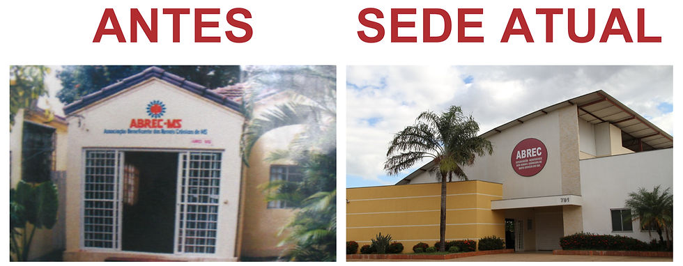 Sede antiga e atual ABREC MS