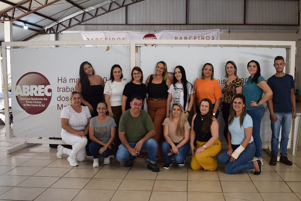 Quinta turma do curso de capacitação em diálise peritoneal da ABREC MS em parceria com a SES MS.