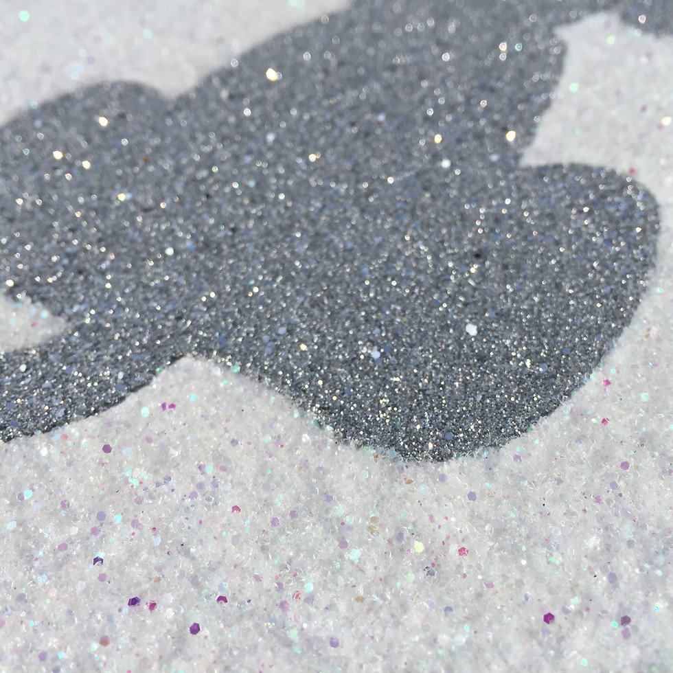 Thumbnail: Glitter Puppy Art Canvas