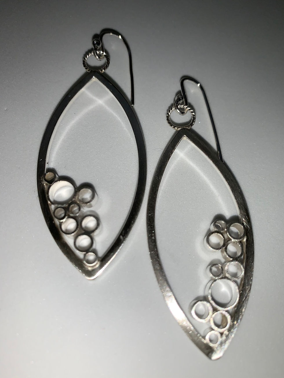 Thumbnail: Sterling Silver Earrings  -  Silver Dangle Earrings - Drop Earrings - Womens Sil