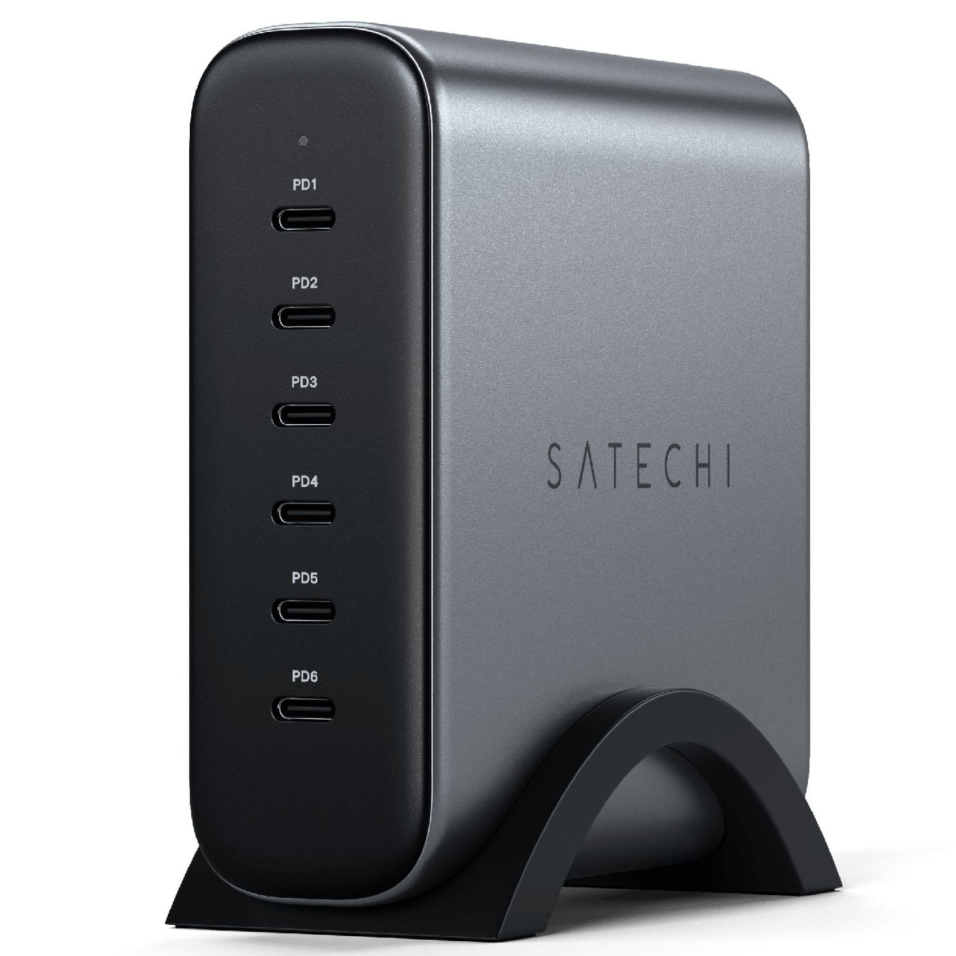 Satechi Cargador GaN de 6 puertos USB-C de 200 W