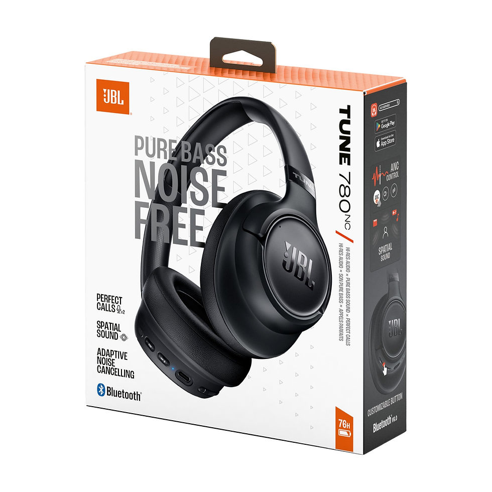 Miniatura: JBL Tune 780NC Audifonos Bluetooth - 76Hrs Negro