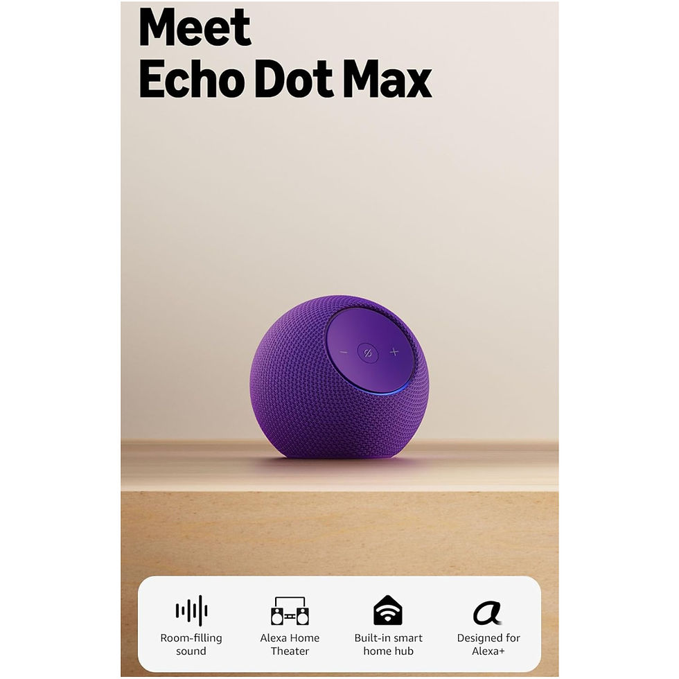 Miniatura: Amazon Echo Dot Max Altavoz Alexa con Sonido Envolvente Amatista