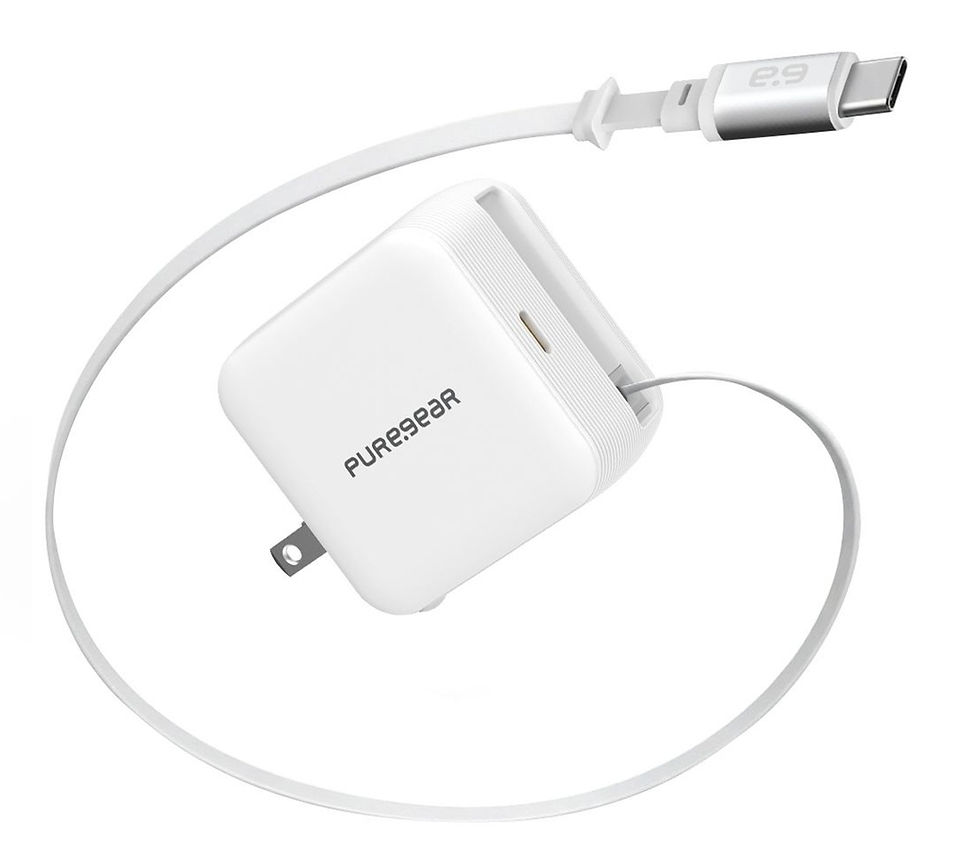 Miniatura: Puregear Cargador GaN 45w con Cable Retractil Usb-C Ultra Rapido