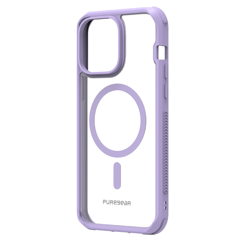 Miniatura: PureGear Dualtek Clear Magsafe iPhone 14 Pro Protector Lavanda