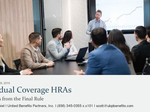Individual Coverage HRAs: Highlights from the Final Rule