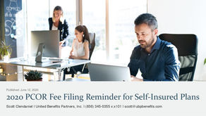 2020 PCOR Fee Filing Reminder for Self-Insured Plans