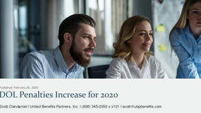 DOL Penalties Increase for 2020