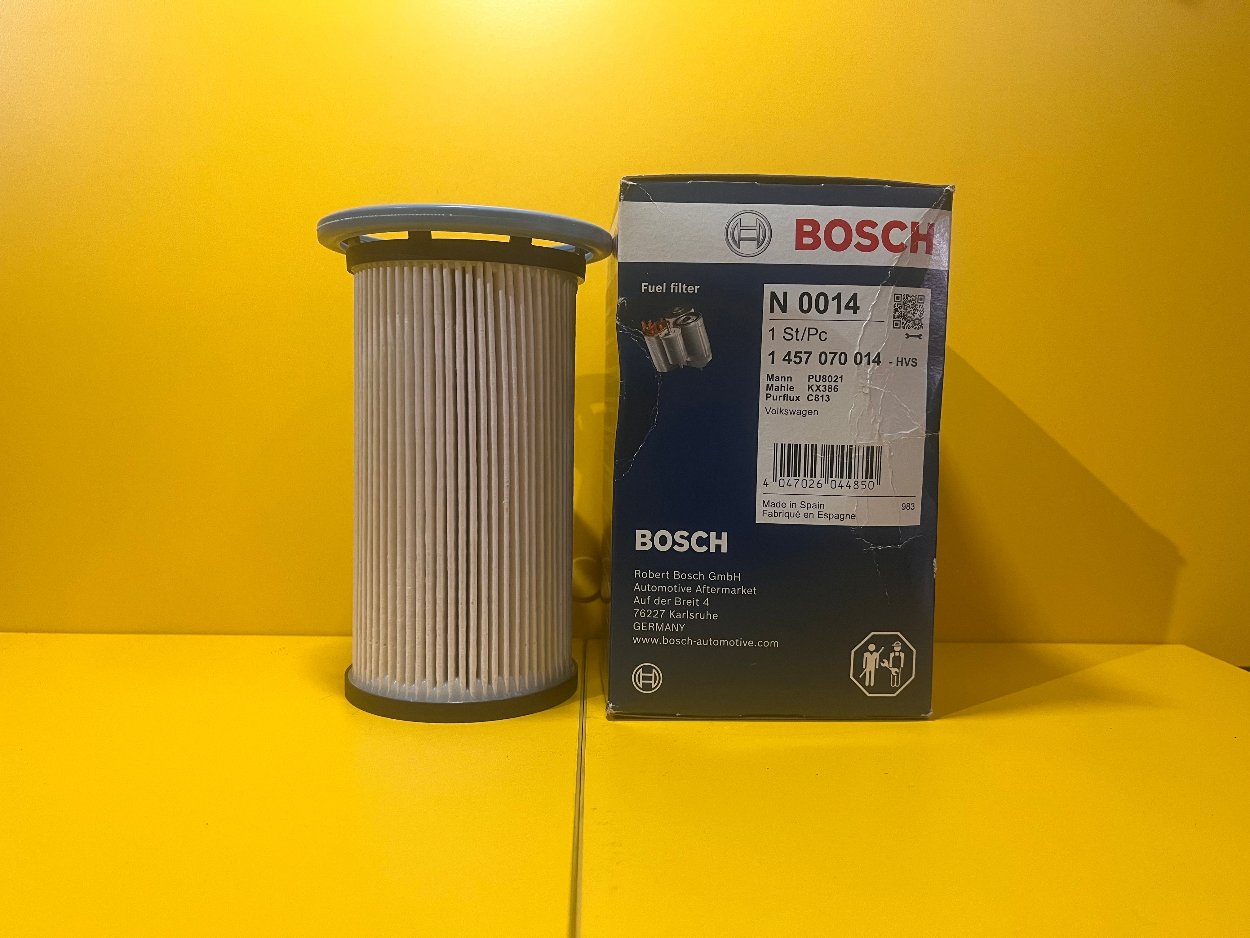 YAKIT FİLTRESİ AUDİ A3/LEON/OCTAVİA/GOLF VI/JETTA IV 1.6 TDI/2.0 TDI 2012>BOSCH