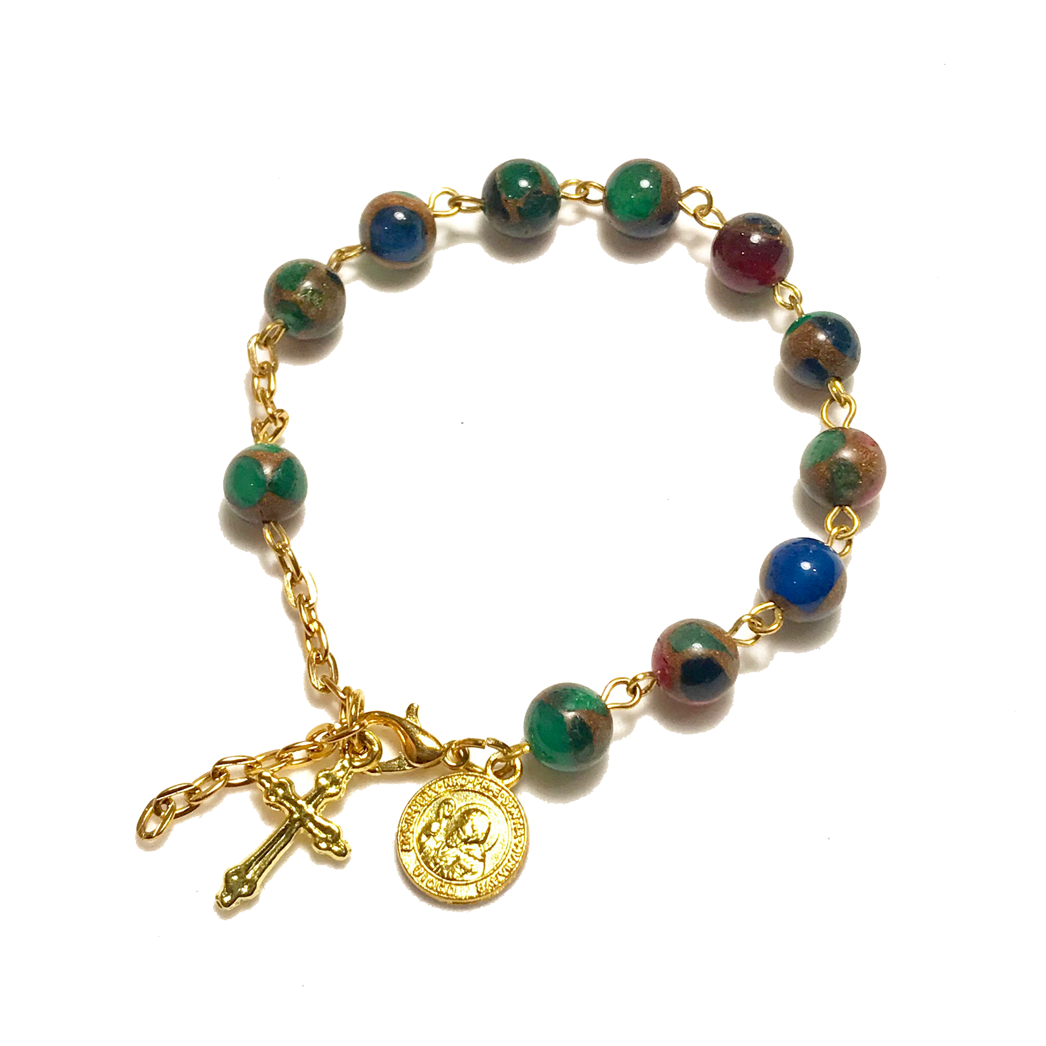 B45 - Russian beads (Sapphire)