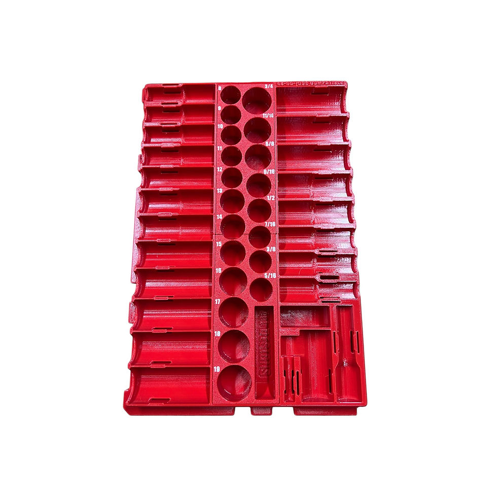 Thumbnail: Packout Insert for Milwaukee 3/8" Shockwave Impact 43-Piece Socket Set