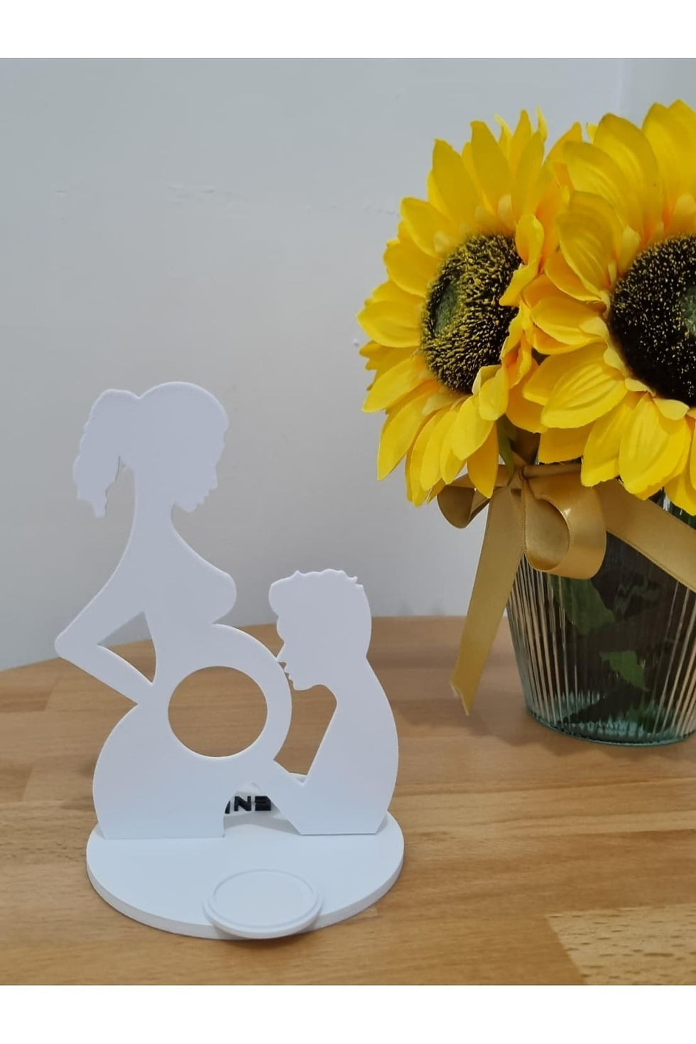 Küçük resim: Bebek Ultrason Hamilelik Resim Çerçevesi İlk Fotoğraf 3 cm Çap