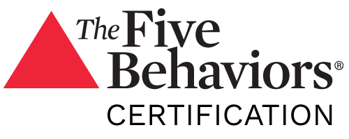 The Five Behaviors® Certification 190126