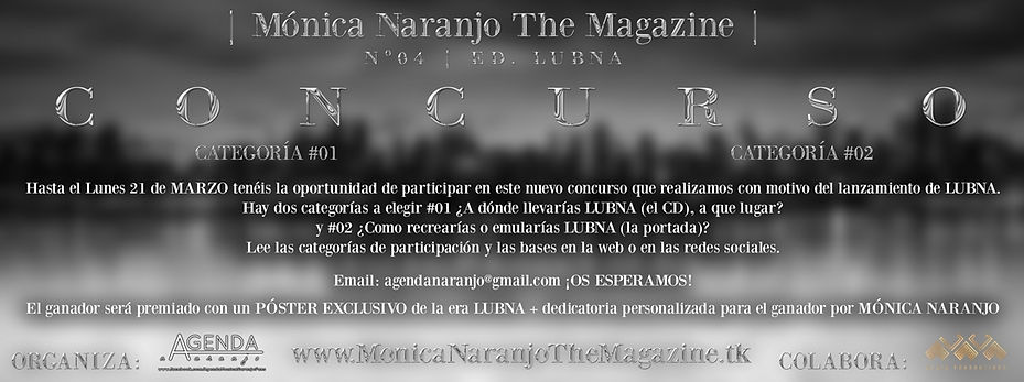 pÓSTER eXCLUSIVO lUBNA + DEDICADO POR mÓNICA nARANJO