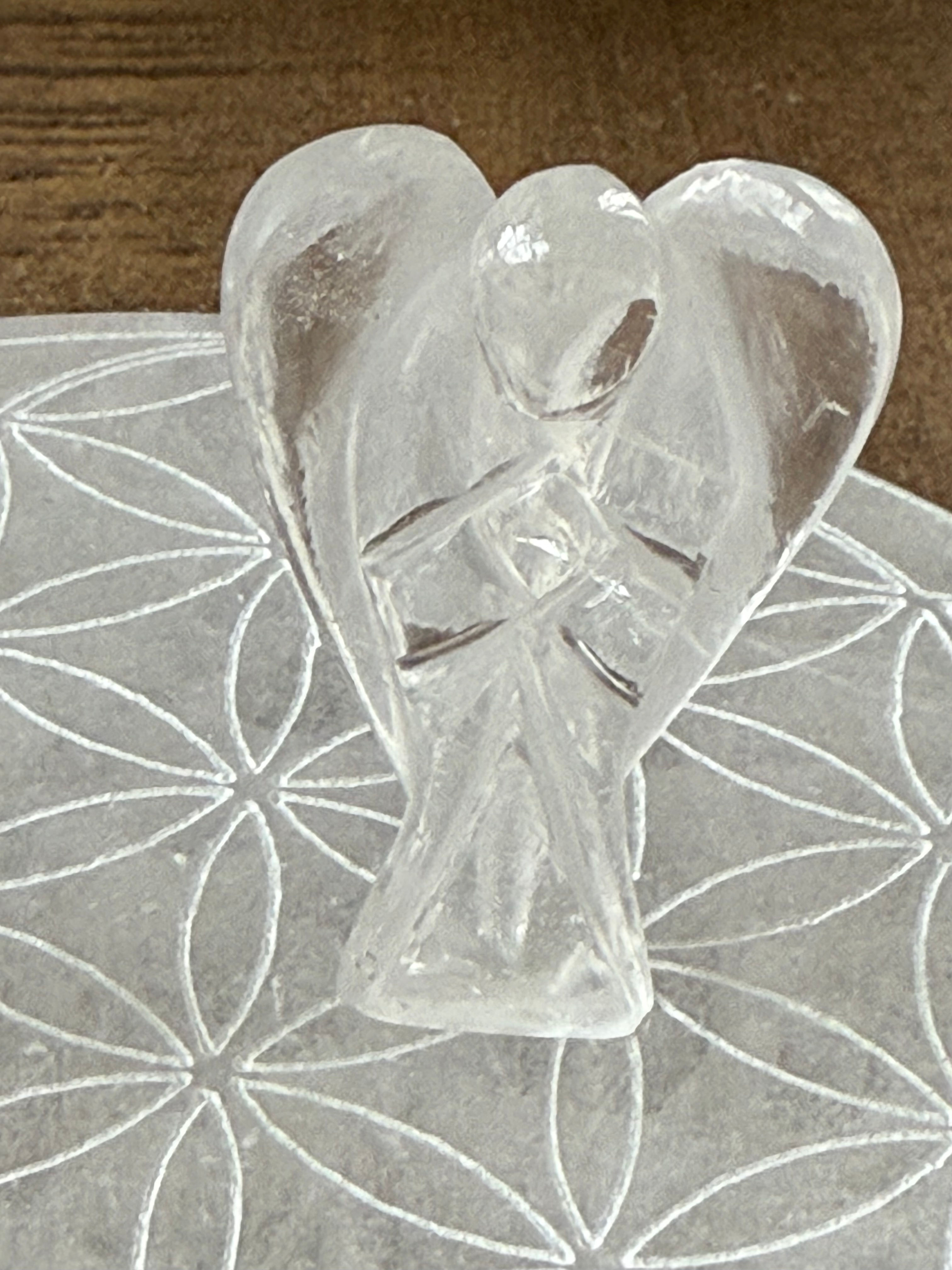 Ange Cristal de Roche 5 cm - Protection & Lumière