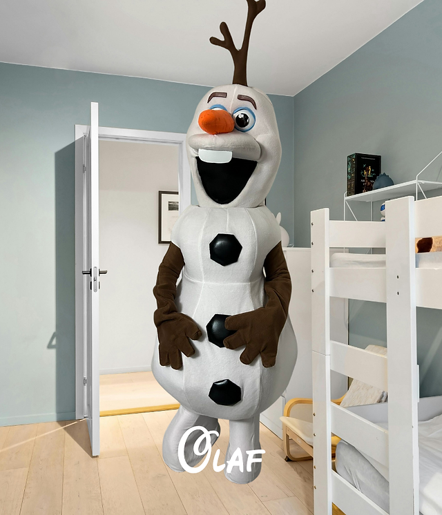 olaf mascotte anniversaire