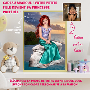 cadre photo personnalisée ariel