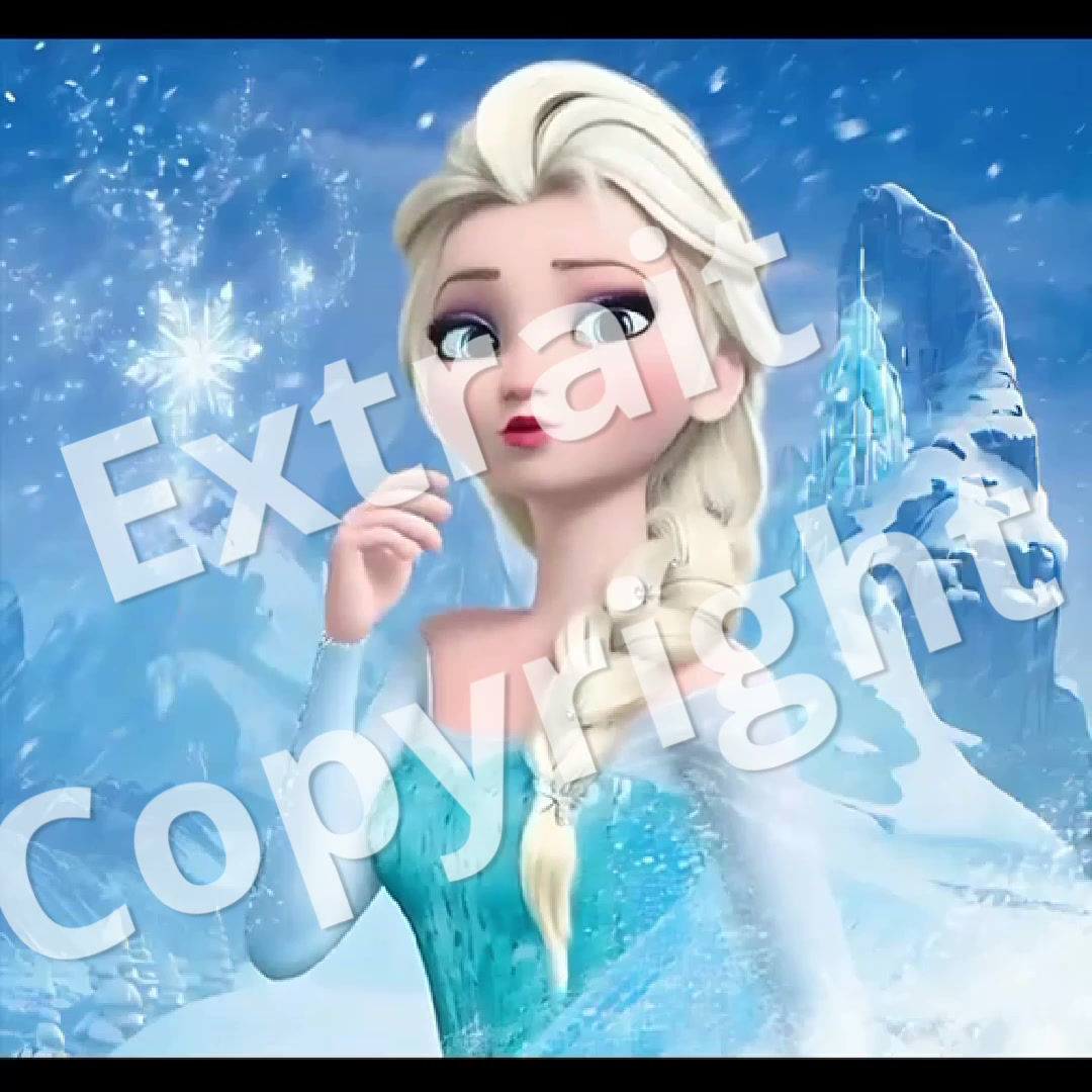 Vidéo message d'anniversaire Elsa la reine des neiges
