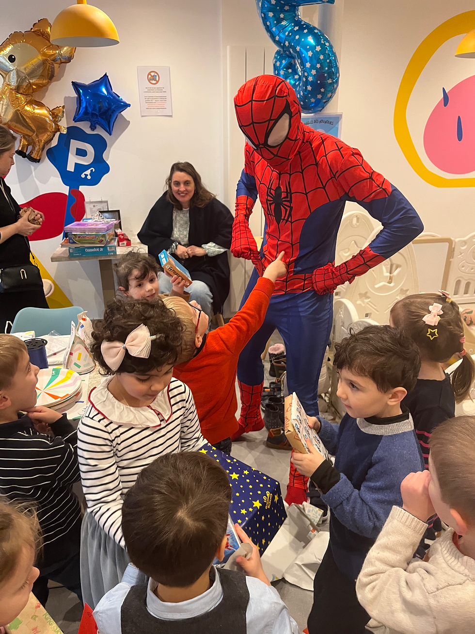 anniversaire spiderman a la maison