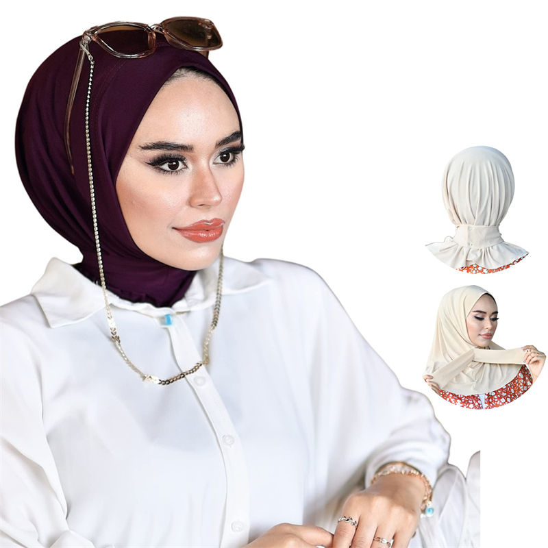 Thumbnail: Solid Muslim Hijab Cap