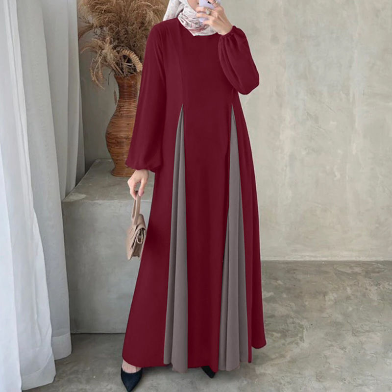 Thumbnail: Women Color Block Maxi Dress