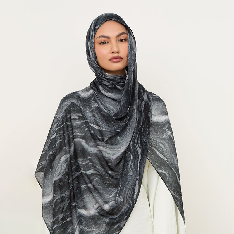 Thumbnail: Floral Jersey Hijab