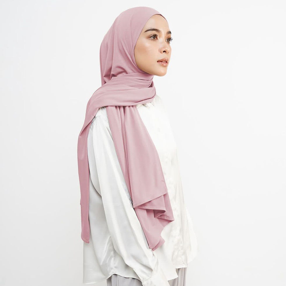 Thumbnail: Stretchy Plain Hijab Scarf