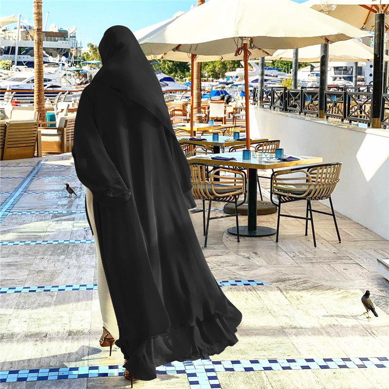 Thumbnail: Chiffon Abaya Kimono