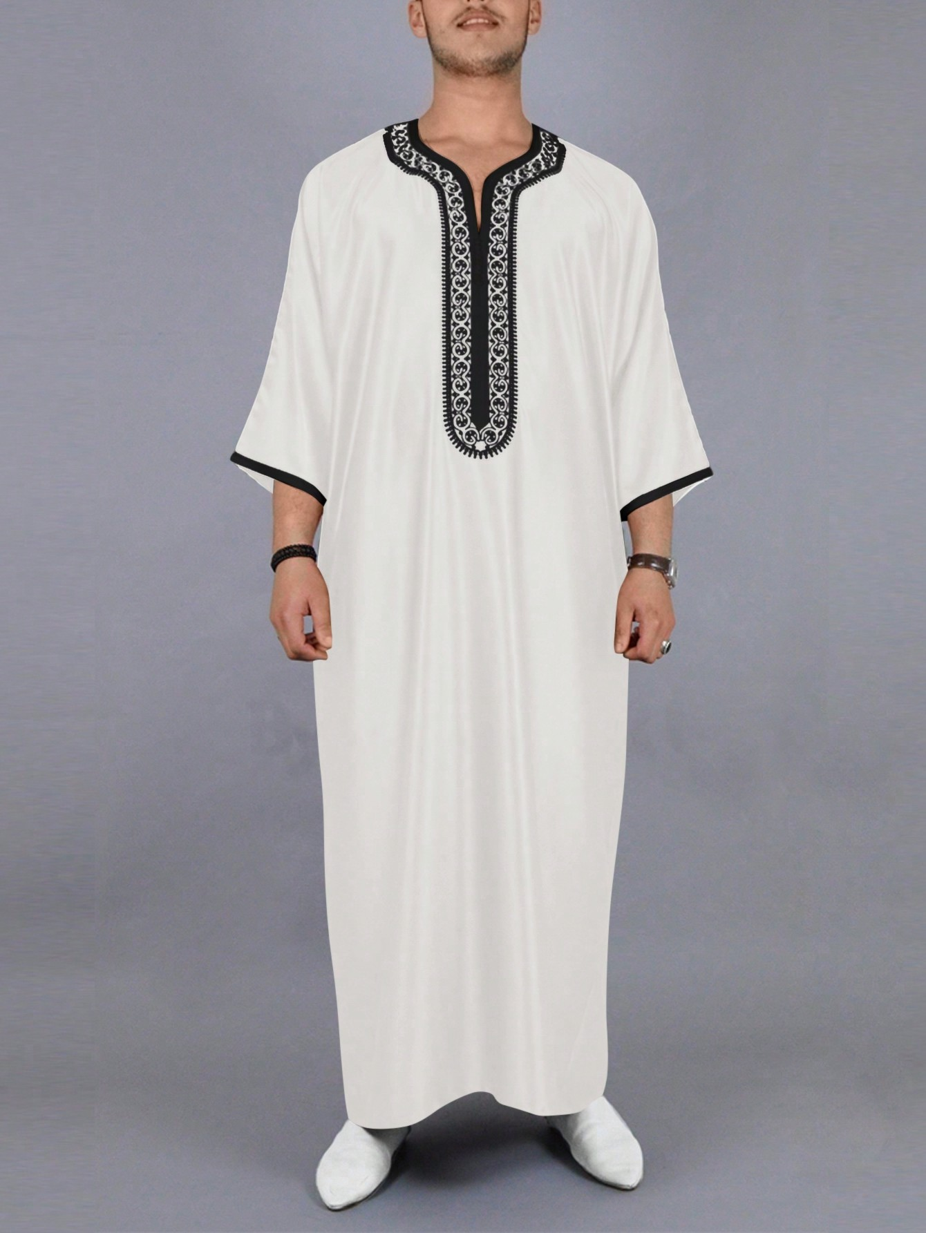 White Islamic Kaftan