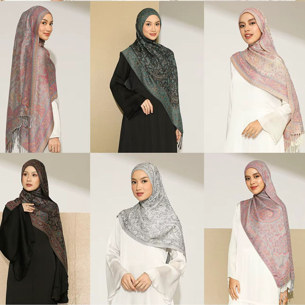 Thumbnail: Paisley Embroidery Hijab