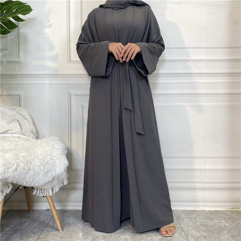Thumbnail: Wrinkle Crepe Abaya