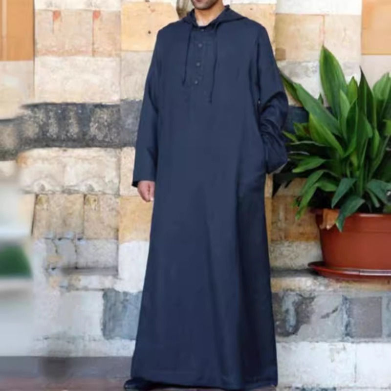 Thumbnail: Arabic Style Hooded Thobe