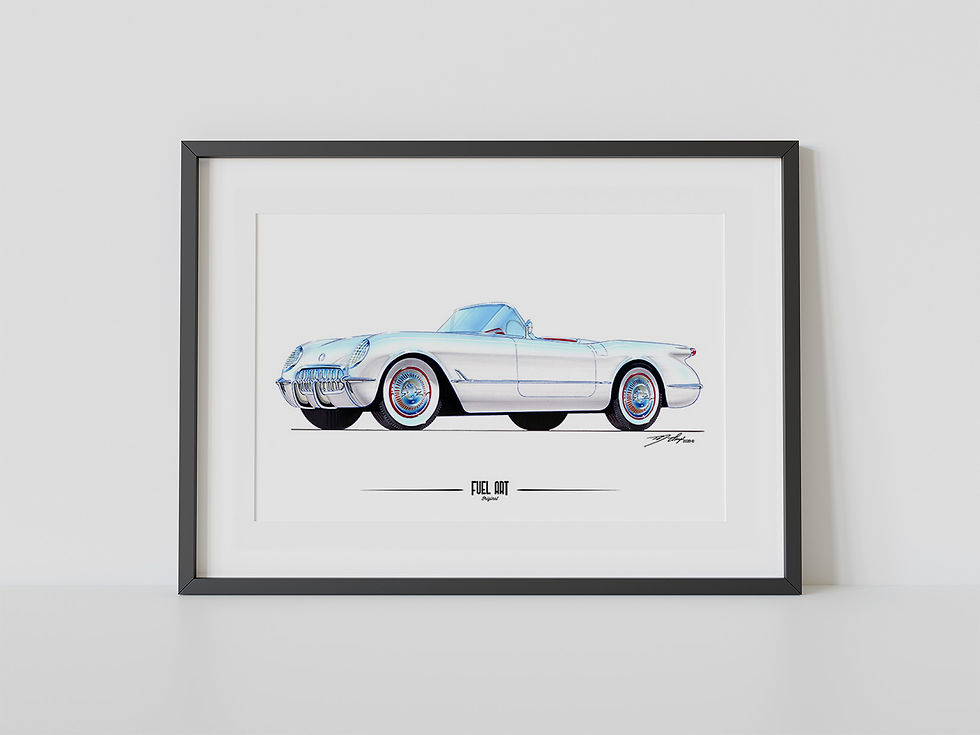 Thumbnail: 1954 Corvette Illustration