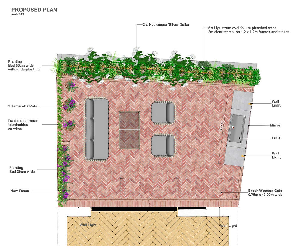 MRLandscapes Garden Design, St Annes Road, Barnes.