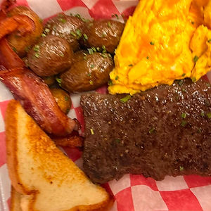Steak and eggs Platter