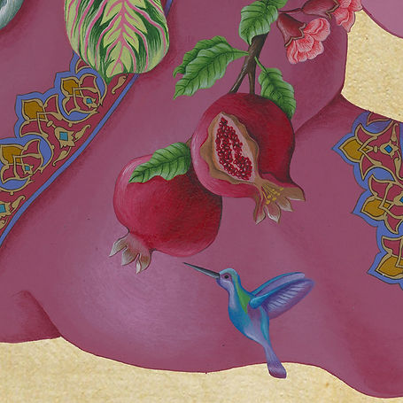 When I am Near You My Heart Turns Redder_16 in by 20 in_oils and acrylics on card sq 3.jpg