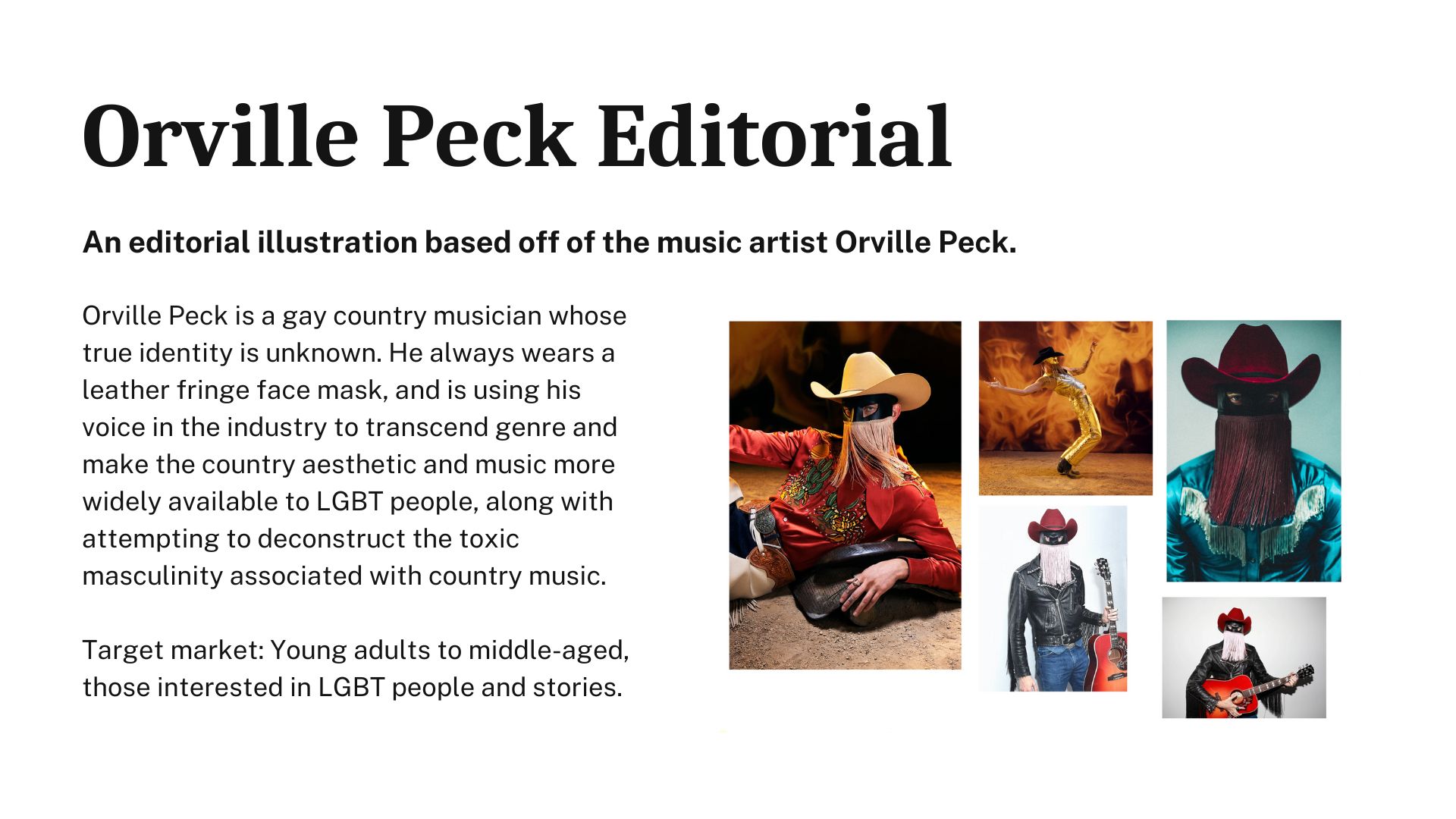 Orville Peck Editorial Illustration