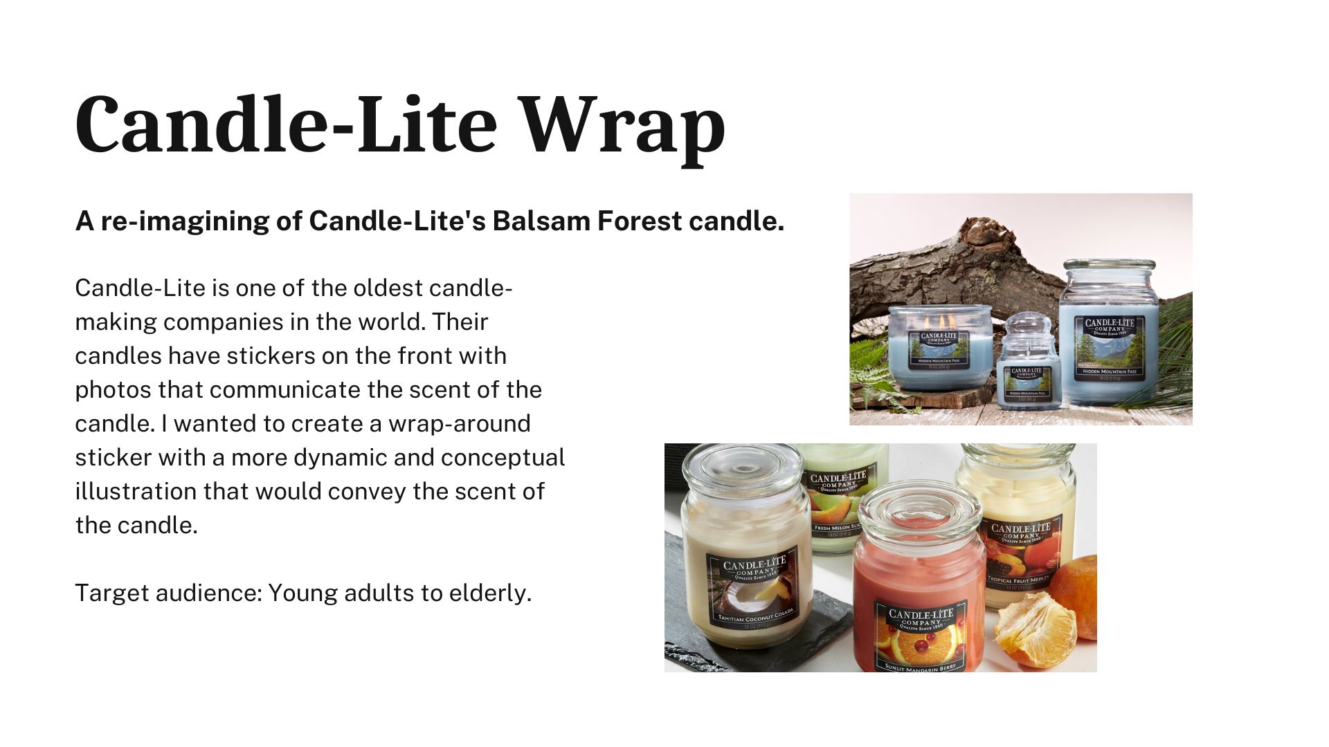 Candle-Lite Packaging Illustration
