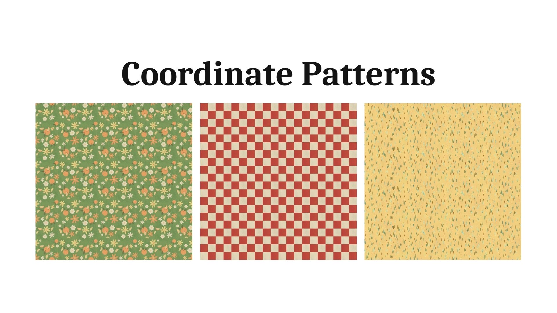 Farm Picnic Pattern