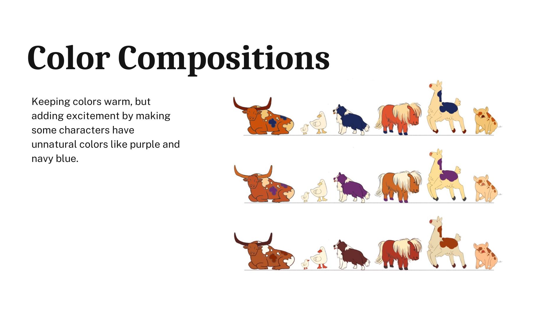 Farm Animals Graphics Lineup